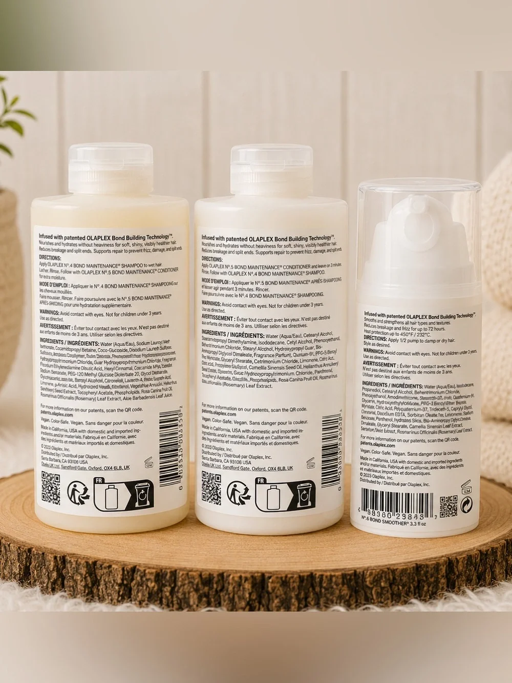 NEW! OLAPLEX No.4 No.5 No.6 Hair Repair Bundle Shampoo Conditioner Smoother